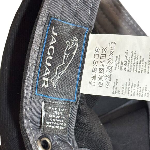 NWOT Authentic JAGUAR MOTORS Black Logo Hat Size OSFA Unisex - Picture 8 of 8